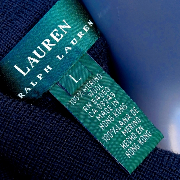 LAUREN RALPH LAUREN LADIES PURE MERINO WOOL CRESTED LUXURY BLAZER (HONG KONG) - Picture 17 of 17